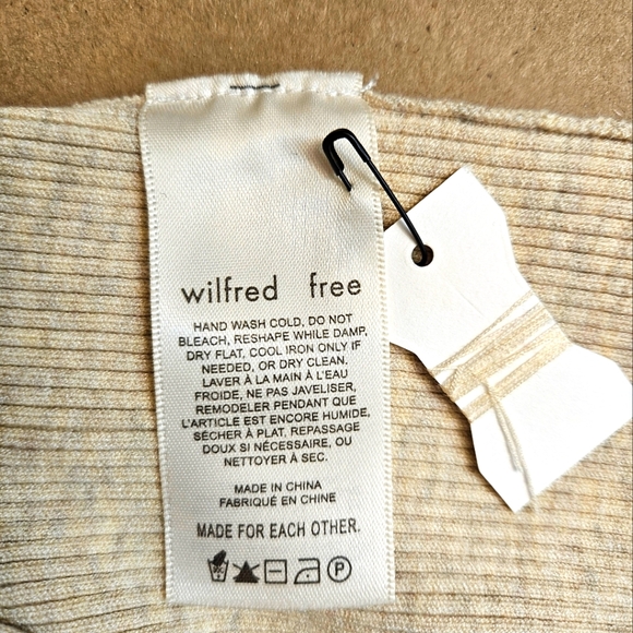 NWT Aritzia Wilfred Free Cut Out Knit Tank Dress - Picture 7 of 11